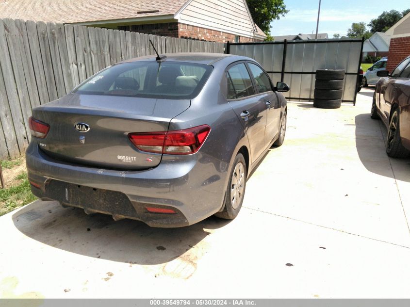 2020 Kia Rio S VIN: 3KPA24AD6LE345682 Lot: 39549794