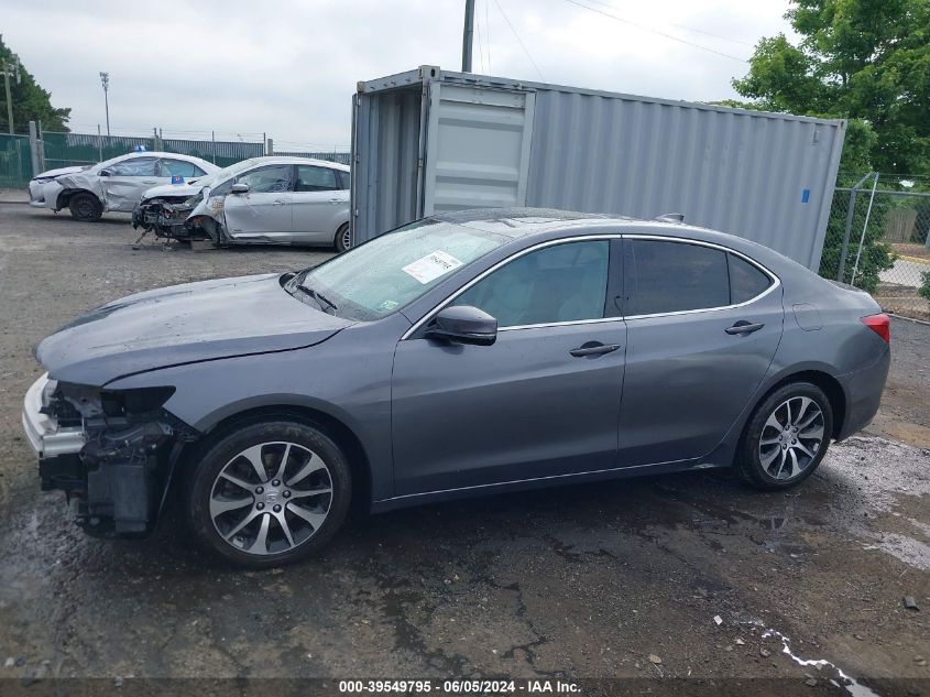 2017 Acura Tlx VIN: 19UUB1F39HA001805 Lot: 39549795