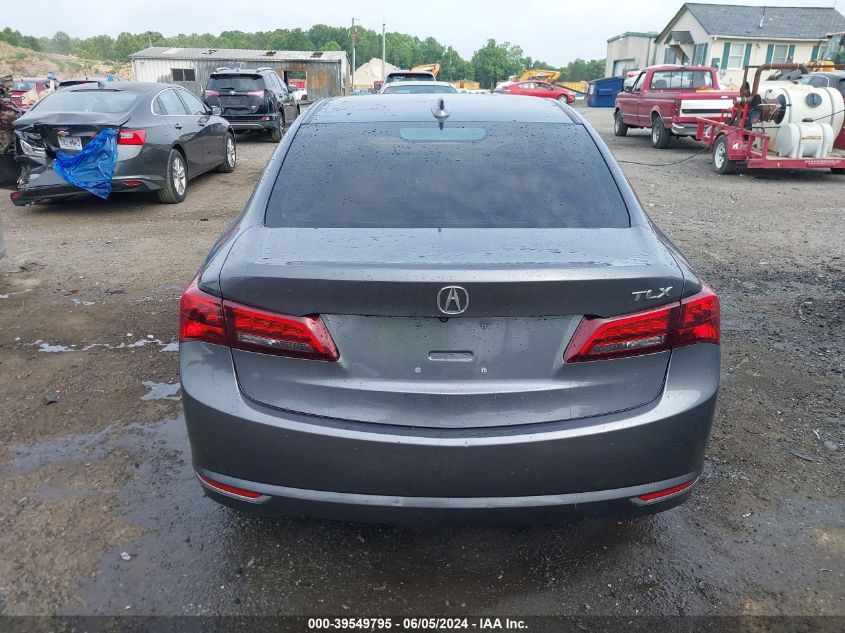 2017 Acura Tlx VIN: 19UUB1F39HA001805 Lot: 39549795