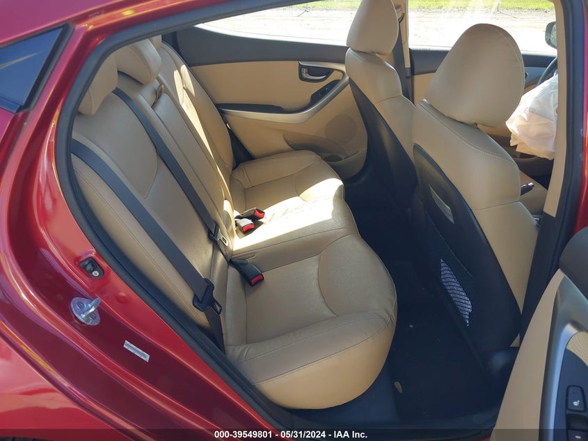 2012 Hyundai Elantra Limited (Ulsan Plant) VIN: KMHDH4AE8CU219101 Lot: 39549801