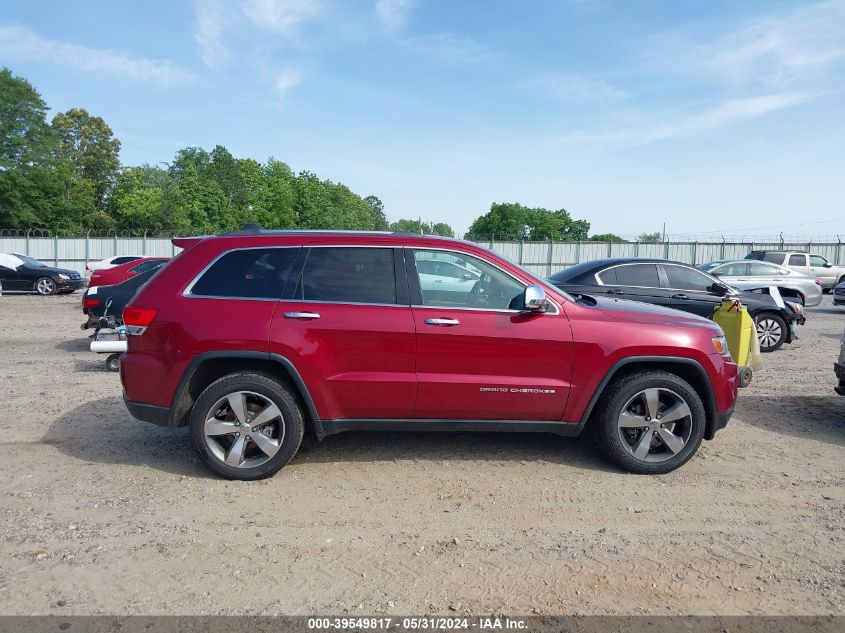 2014 Jeep Grand Cherokee Limited VIN: 1C4RJFBG6EC102278 Lot: 39549817