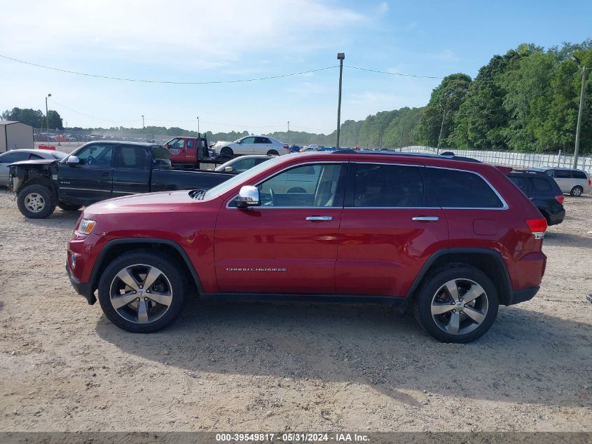 2014 Jeep Grand Cherokee Limited VIN: 1C4RJFBG6EC102278 Lot: 39549817