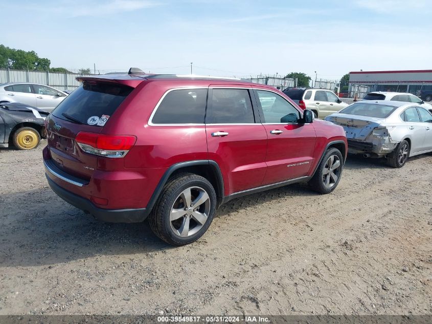 2014 Jeep Grand Cherokee Limited VIN: 1C4RJFBG6EC102278 Lot: 39549817