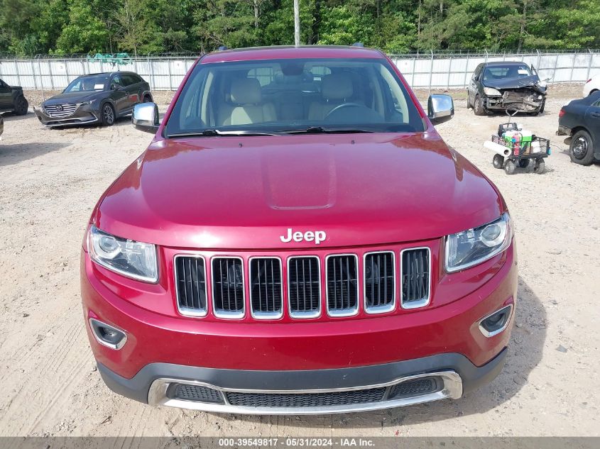 2014 Jeep Grand Cherokee Limited VIN: 1C4RJFBG6EC102278 Lot: 39549817