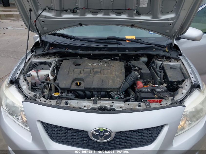 2009 Toyota Corolla Le VIN: JTDBL40EX99058838 Lot: 39549818