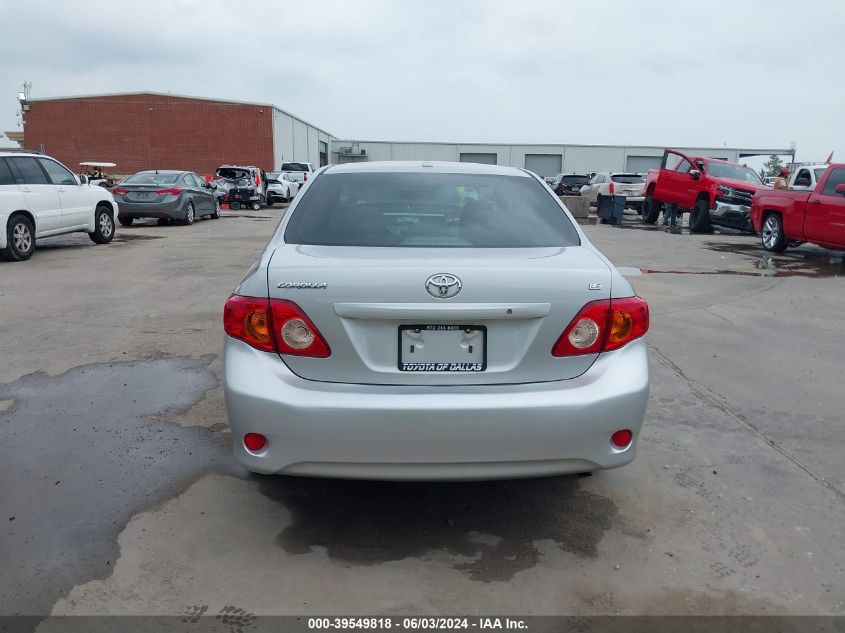 2009 Toyota Corolla Le VIN: JTDBL40EX99058838 Lot: 39549818