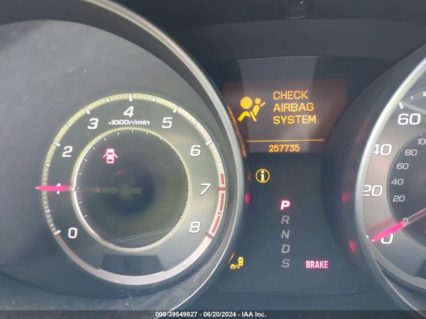 2010 Acura Mdx Advance Package VIN: 2HNYD2H56AH529348 Lot: 39549827