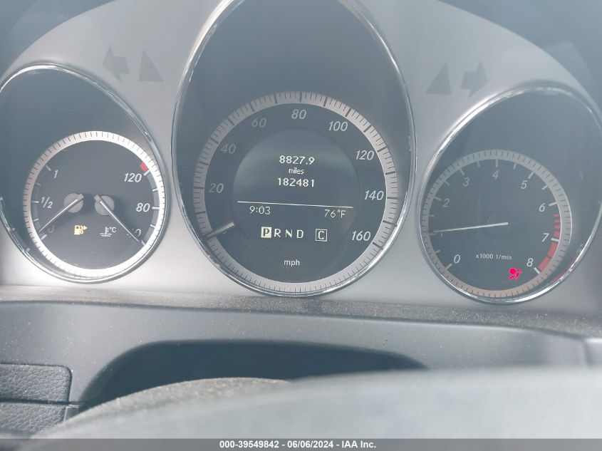 2010 Mercedes-Benz C 300 Luxury 4Matic/Sport 4Matic VIN: WDDGF8BB9AR123552 Lot: 39549842