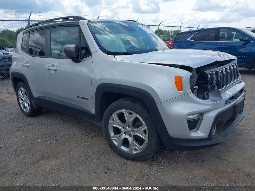 2020 Jeep Renegade Limited Fwd VIN: ZACNJAD16LPL05901 Lot: 39549844