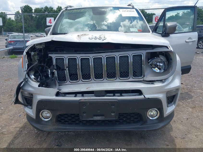 2020 Jeep Renegade Limited Fwd VIN: ZACNJAD16LPL05901 Lot: 39549844