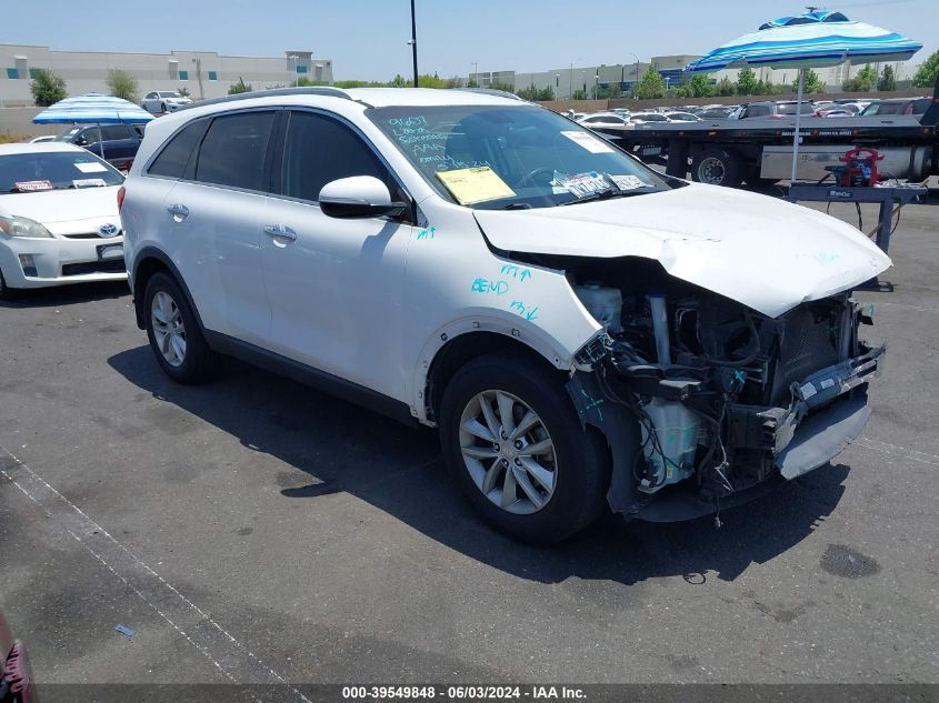 2017 KIA SORENTO 2.4L LX - 5XYPG4A30HG204491