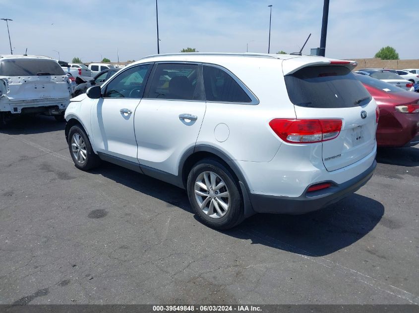 2017 Kia Sorento 2.4L Lx VIN: 5XYPG4A30HG204491 Lot: 39549848