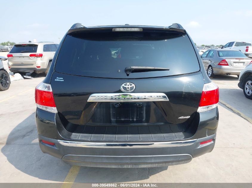 2012 Toyota Highlander Limited V6 VIN: 5TDDK3EHXCS142868 Lot: 39549862