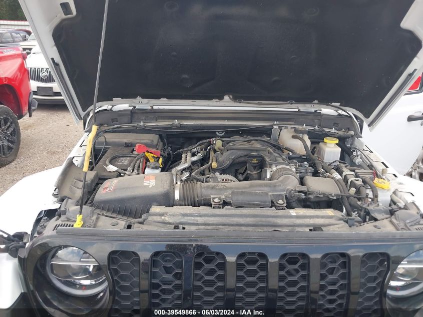 2022 Jeep Gladiator Willys 4X4 VIN: 1C6HJTAG0NL176976 Lot: 39549866