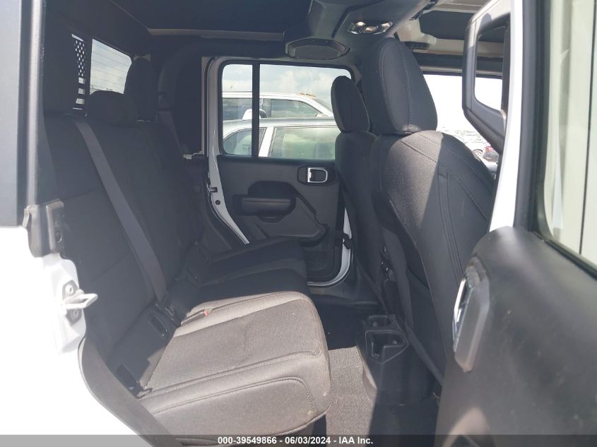 2022 Jeep Gladiator Willys 4X4 VIN: 1C6HJTAG0NL176976 Lot: 39549866