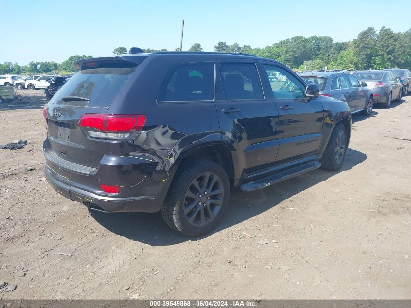 2018 Jeep Grand Cherokee High Altitude 4X4 VIN: 1C4RJFCG6JC306166 Lot: 39549868