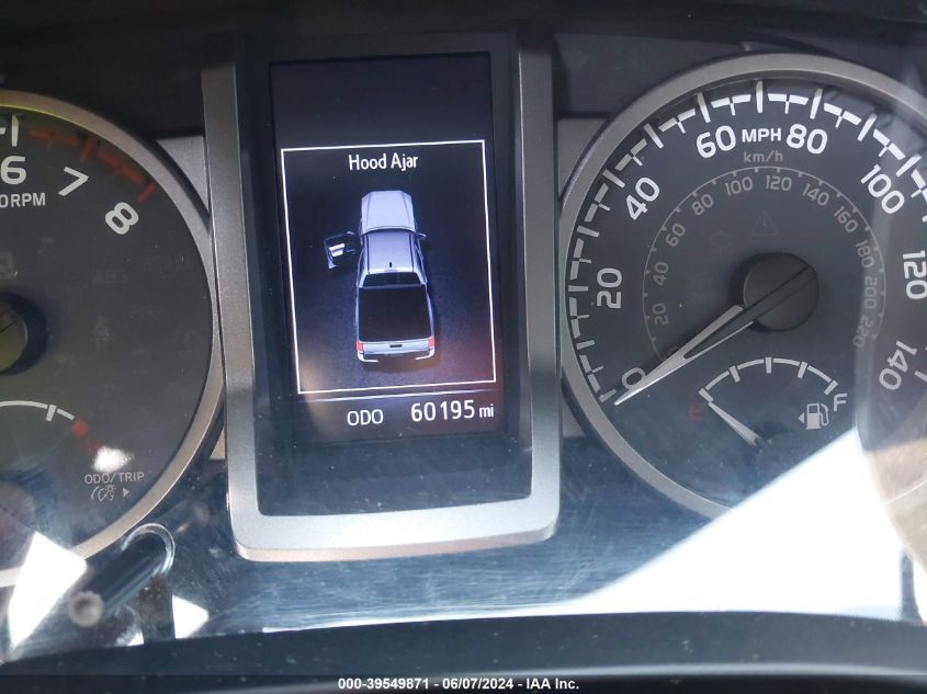 2019 Toyota Tacoma Limited VIN: 5TFGZ5AN4KX200577 Lot: 39549871