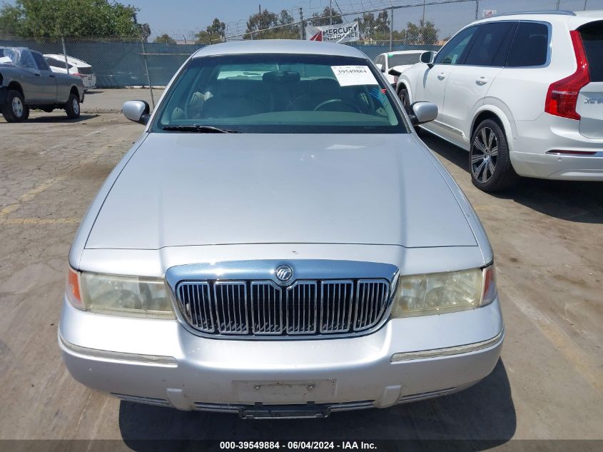 2001 Mercury Grand Marquis Ls VIN: 2MEFM75W01X633233 Lot: 39549884