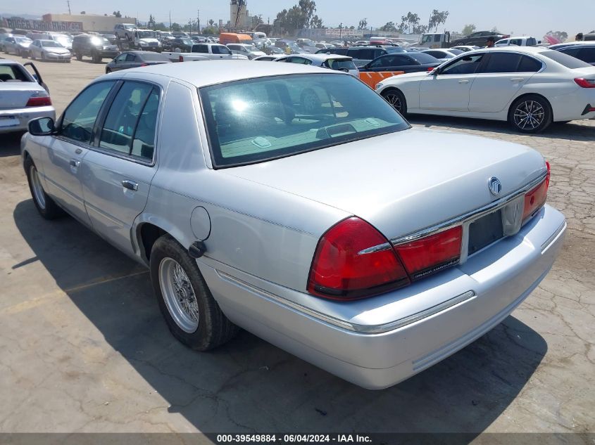 2001 Mercury Grand Marquis Ls VIN: 2MEFM75W01X633233 Lot: 39549884