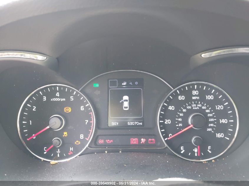 2017 Kia Forte Lx VIN: 3KPFL4A78HE132933 Lot: 39549902