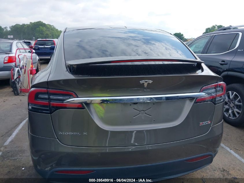 2016 Tesla Model X 75D/P100D/P90D VIN: 5YJXCBE43GFS00654 Lot: 39549916