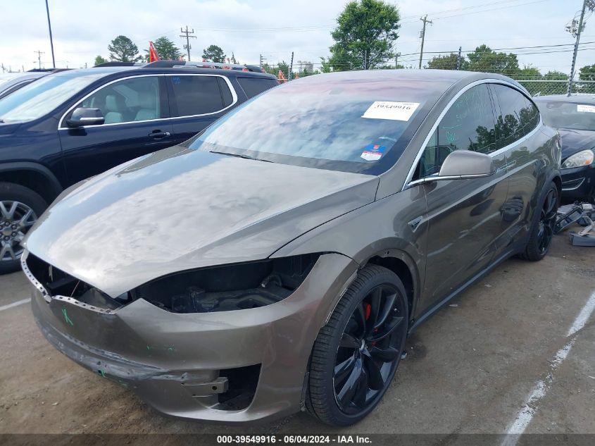 2016 Tesla Model X 75D/P100D/P90D VIN: 5YJXCBE43GFS00654 Lot: 39549916