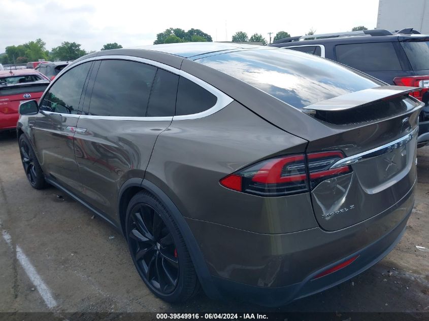 2016 Tesla Model X 75D/P100D/P90D VIN: 5YJXCBE43GFS00654 Lot: 39549916