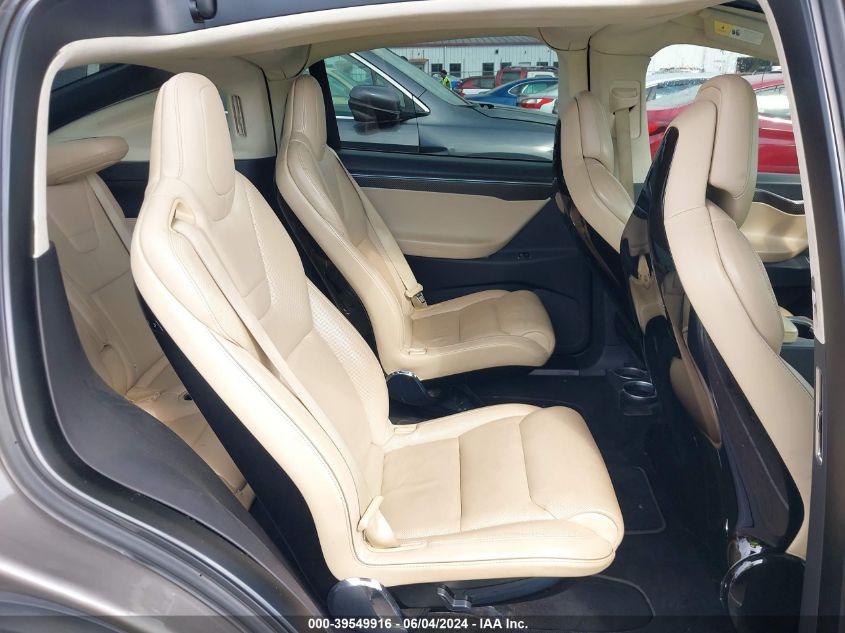 2016 Tesla Model X 75D/P100D/P90D VIN: 5YJXCBE43GFS00654 Lot: 39549916