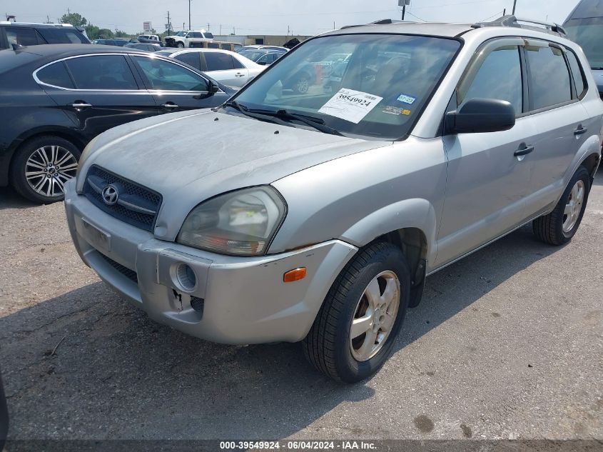 2007 Hyundai Tucson Gls VIN: KM8JM12B47U588674 Lot: 39549924