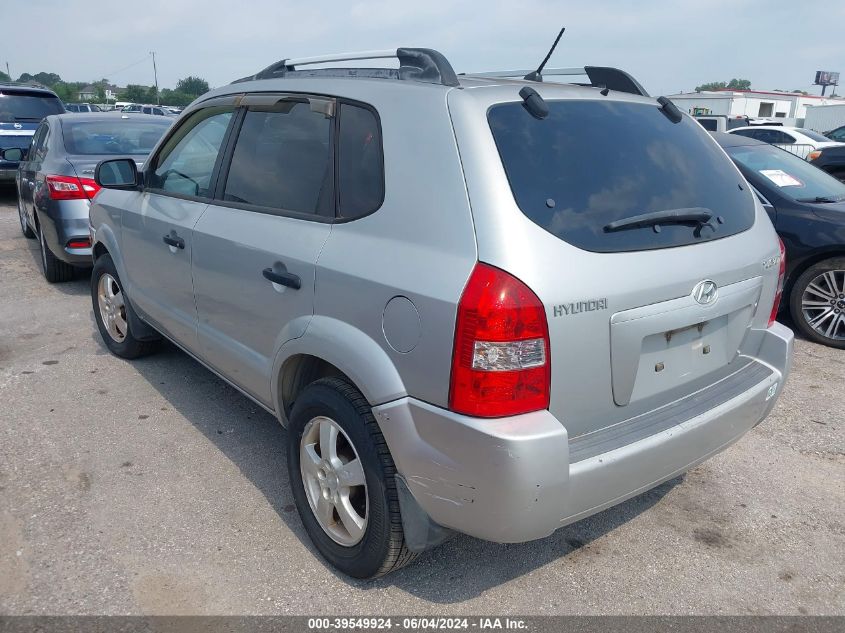 2007 Hyundai Tucson Gls VIN: KM8JM12B47U588674 Lot: 39549924