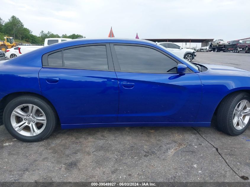 2021 Dodge Charger Sxt Rwd VIN: 2C3CDXBGXMH522483 Lot: 39549927