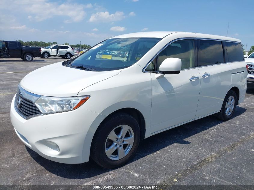 2014 Nissan Quest Sv VIN: JN8AE2KP2E9100670 Lot: 39549935