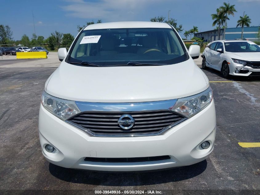 2014 Nissan Quest Sv VIN: JN8AE2KP2E9100670 Lot: 39549935
