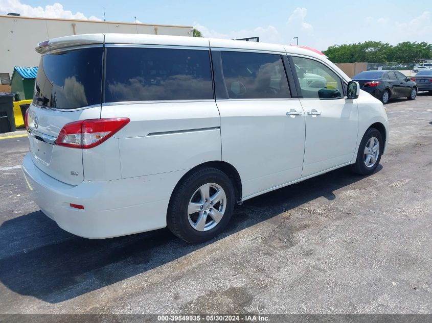 2014 Nissan Quest Sv VIN: JN8AE2KP2E9100670 Lot: 39549935