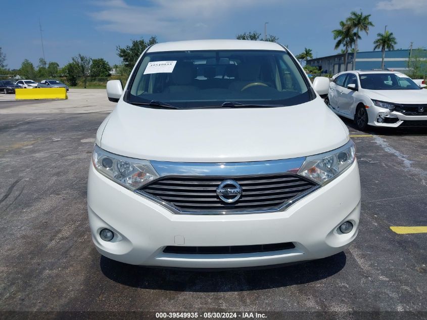 2014 Nissan Quest Sv VIN: JN8AE2KP2E9100670 Lot: 39549935