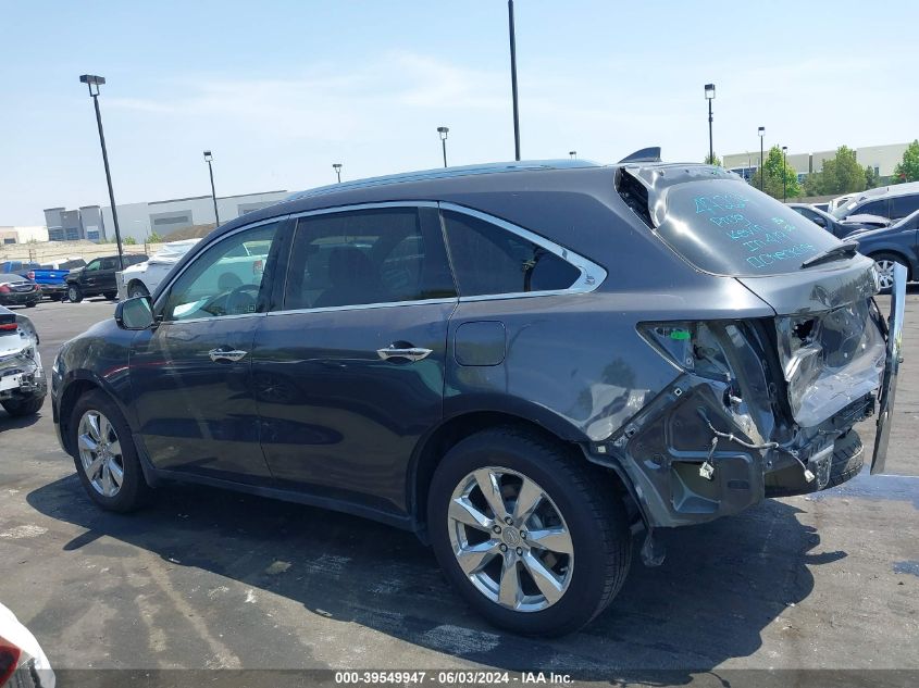 2016 Acura Mdx Advance Entertainment Packages/Advance Package VIN: 5FRYD4H95GB052249 Lot: 39549947