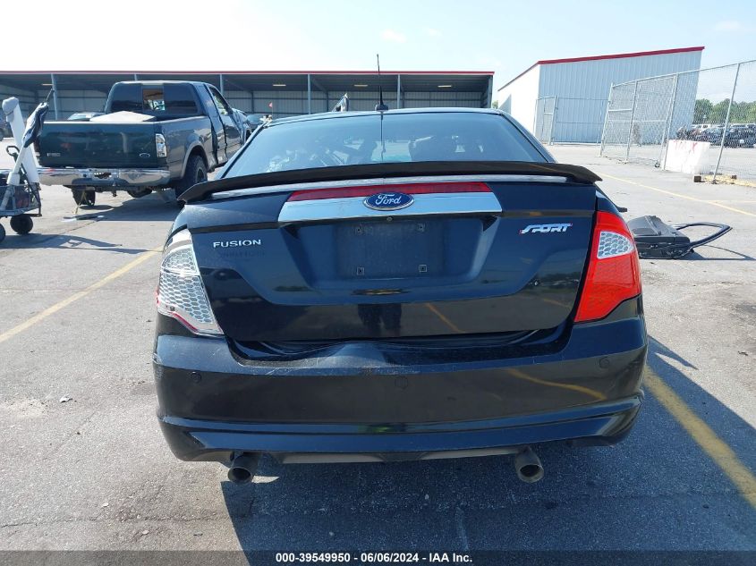 2010 Ford Fusion Sport VIN: 3FAHP0KC9AR249734 Lot: 39549950
