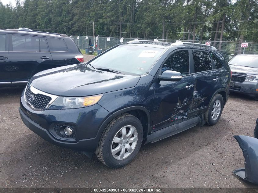 2013 Kia Sorento Lx VIN: 5XYKT3A69DG384459 Lot: 39549961