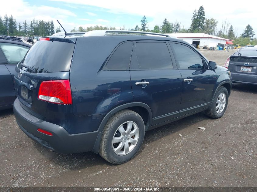 2013 Kia Sorento Lx VIN: 5XYKT3A69DG384459 Lot: 39549961