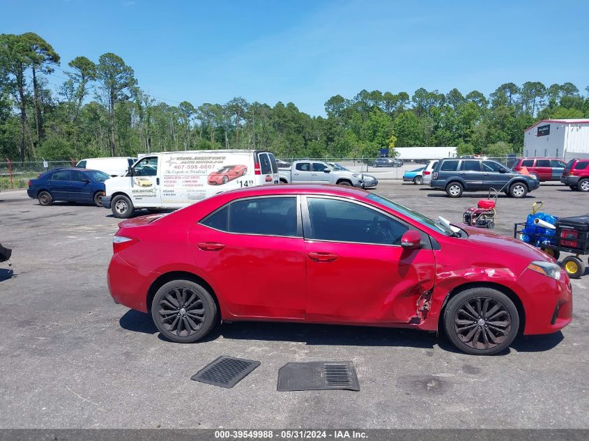 2014 Toyota Corolla S Plus VIN: 2T1BURHE7EC067161 Lot: 39549988