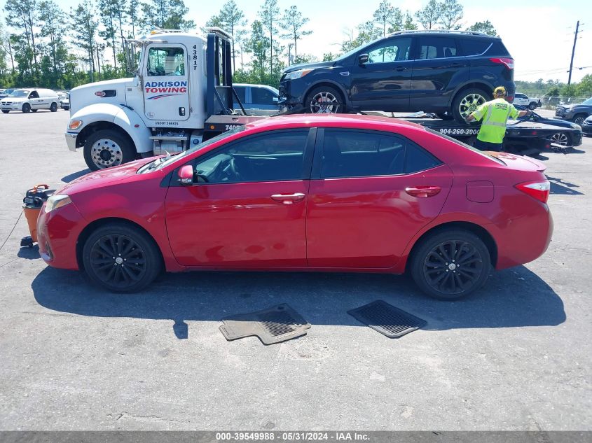 2014 Toyota Corolla S Plus VIN: 2T1BURHE7EC067161 Lot: 39549988