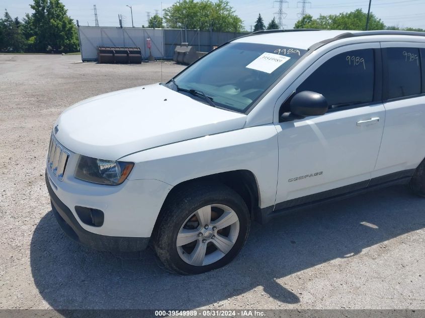 2016 Jeep Compass Sport VIN: 1C4NJCBA0GD738233 Lot: 39549989