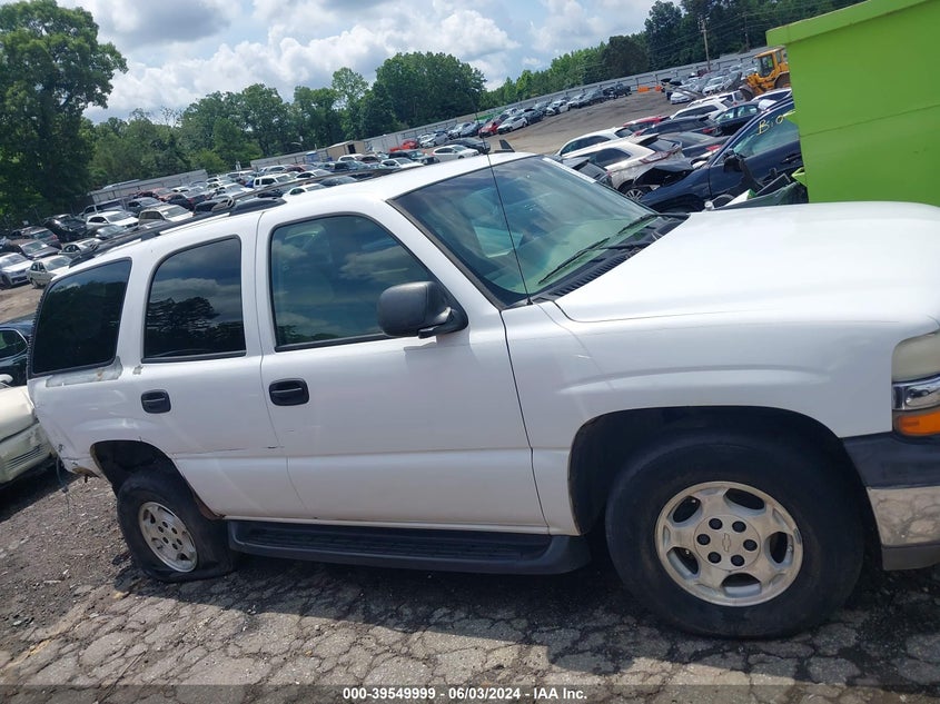 2006 Chevrolet Tahoe Ls VIN: 1GNEC13Z76R141608 Lot: 39549999
