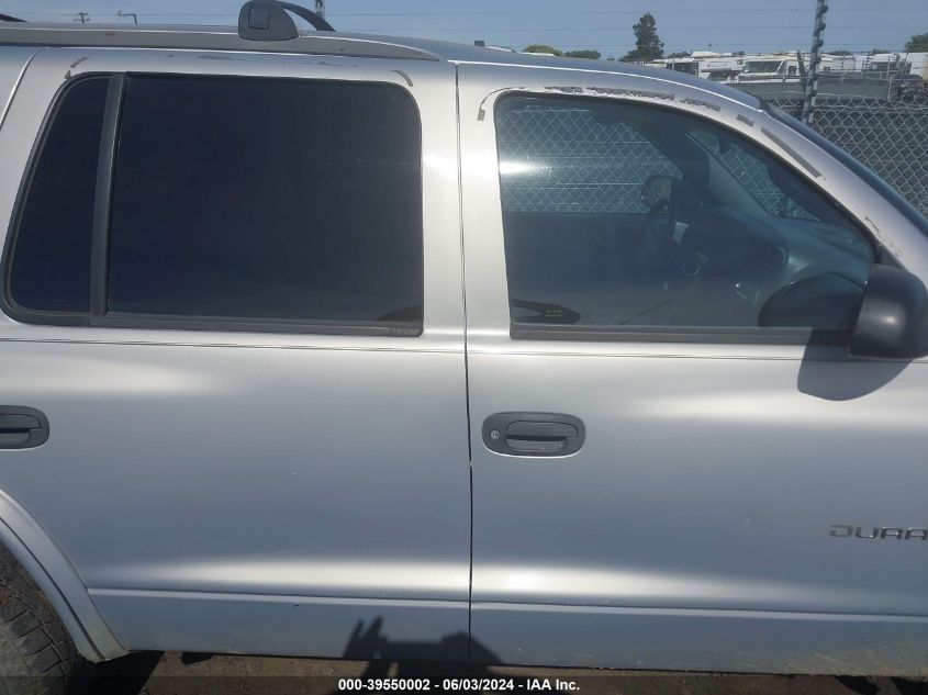 1998 Dodge Durango Slt VIN: 1B4HS28Y0WF194681 Lot: 39550002