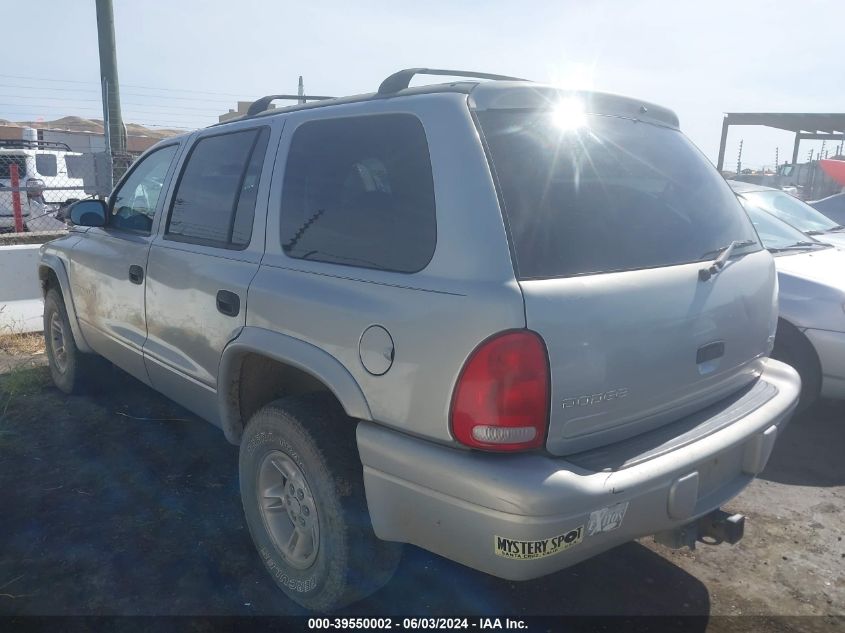 1998 Dodge Durango Slt VIN: 1B4HS28Y0WF194681 Lot: 39550002