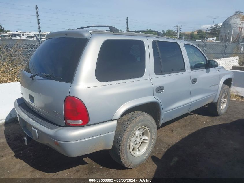 1998 Dodge Durango Slt VIN: 1B4HS28Y0WF194681 Lot: 39550002