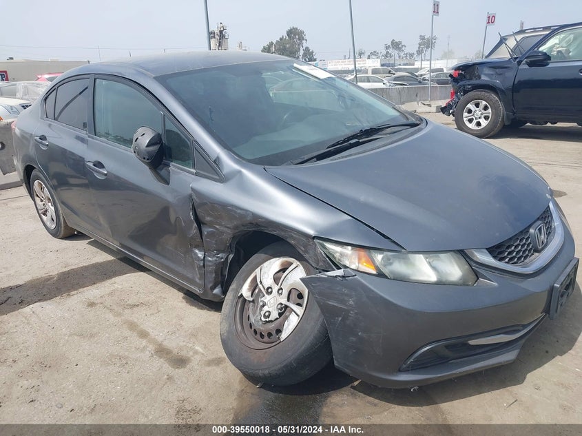 2013 Honda Civic Lx VIN: 19XFB2F50DE267994 Lot: 39550018