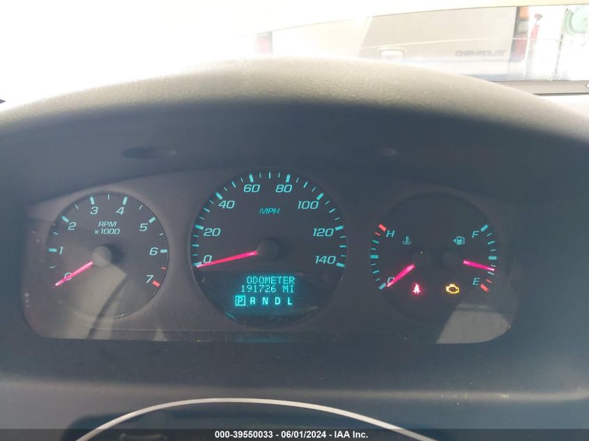 2012 Chevrolet Impala Ls VIN: 2G1WF5E31C1255783 Lot: 39550033