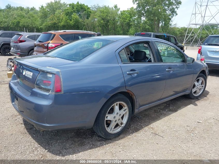 2007 Mitsubishi Galant Es/Se VIN: 4A3AB36F87E050778 Lot: 39550035