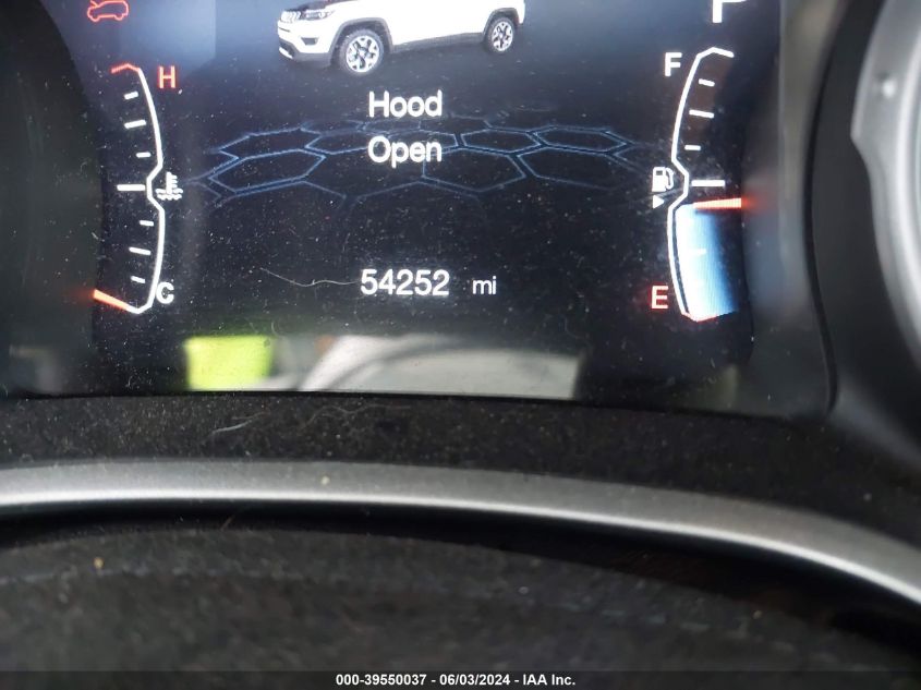 2018 Jeep Compass Limited 4X4 VIN: 3C4NJDCB2JT163518 Lot: 39550037